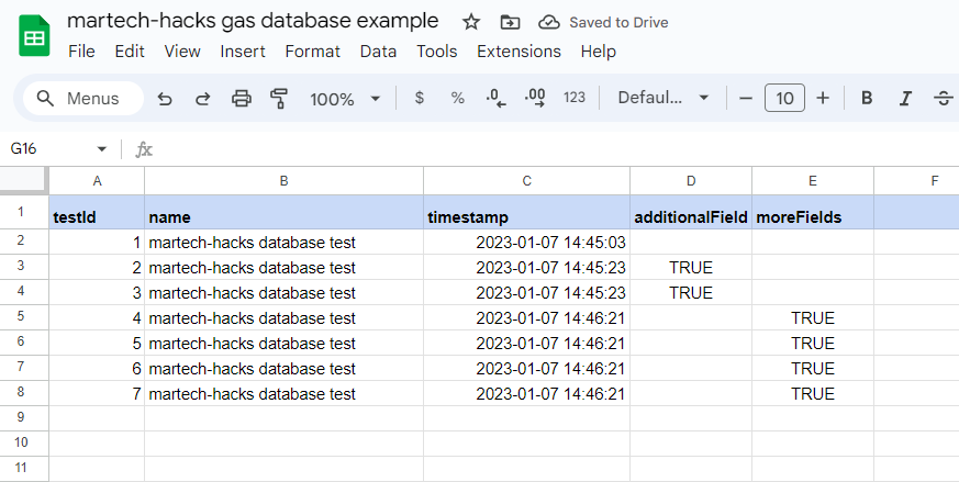 Read more about the article Google Apps Script database: writing dynamic data to Sheet via API